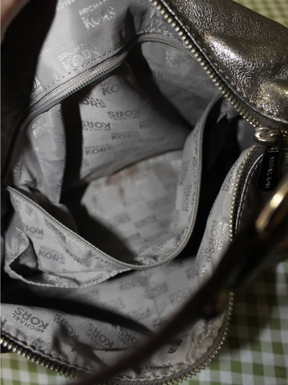 Y2K Michael Kors Metallic Shoulder Bag